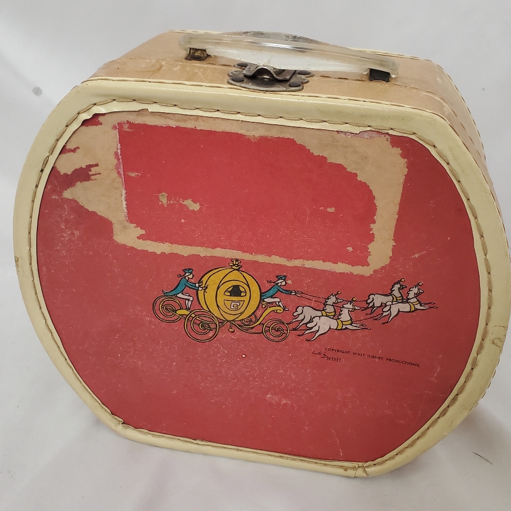 1950s Cinderella Disney vintage doll carrying case